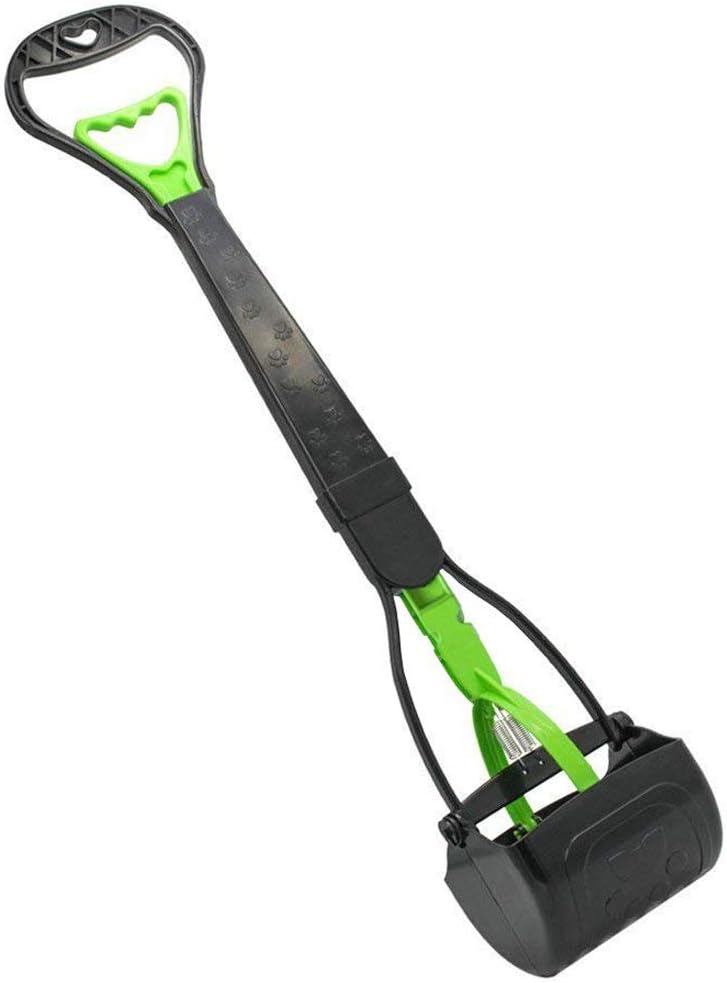 KAPAYONO Large Pooper Scooper for Dog-Long Handle Dog Poop Scooper-Pet Waste Pick Up Jaw Scooper Without Smelling