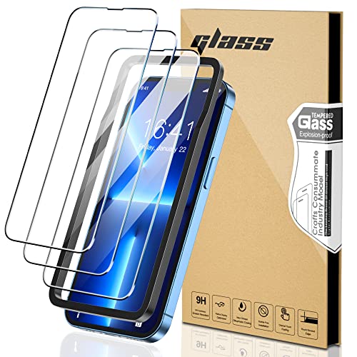 ORIbox Glass Screen Protector for iPhone 13 mini, 3 Packs Anti-Scratch HD Tempe…
