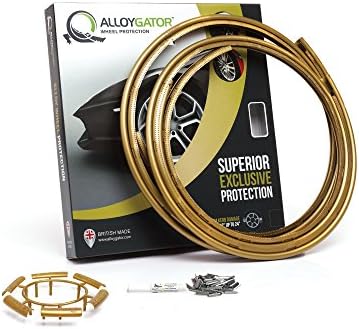 Set of 4 EXCLUSIVE AlloyGator Wheel Protectors GOLD