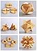 StillCool 3D Jigsaw Puzzles Wooden Classic Cube Genius Puzzle and Brain Teasers, Set of 6 Old China Kongming Luban Jigsaw Lock Educational Toy Gift for Kids