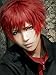 COSPLAZA Cosplay Wig Short Red Halloween Party Hair Boy Anime Synthetic Wigs