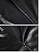 KUFV Women's Pu Leather Short Sleeve Bodycon Pencil Party Bandage Dress (M) Black