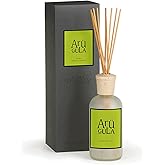 Archipelago Botanicals Arugula Reed Diffuser, Home Fragrance Reed Diffuser, Includes Fragrance Oil, Decorative Wooden Cap & 10 Diffuser Reeds, Perfect for Home, Office or Gift, 7.85 fl oz