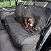 Kurgo Wander Dog Car Seat Cover and Car Dog Bench Seat Cover, Charcoal Grey