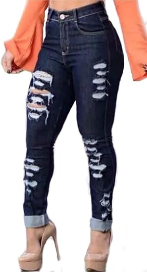 calça strech feminina cintura alta