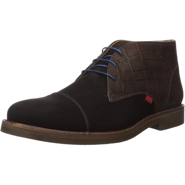 PeppeShoes Sawerio Handmade Italian Leather Ankle Boots For Men - Red Cowhide Lace-Up Boots