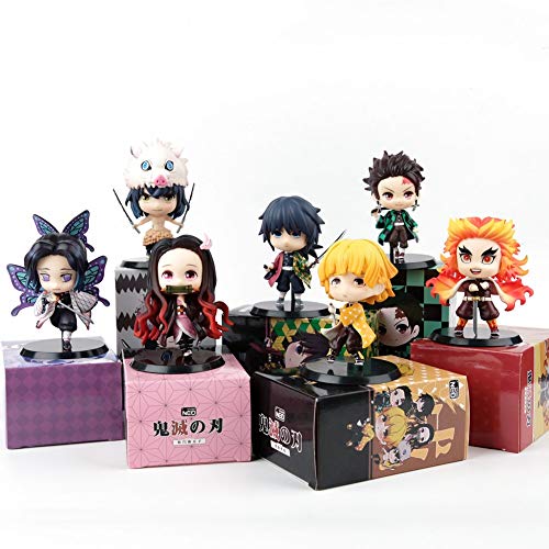 SURUIMA Demon Slayer Actions Figures GK Rengoku Kyoujurou Figure 