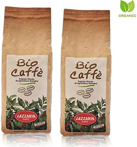 Organic Coffee Ground 500g - Italian Authentic Medium Roast, Bio Coffee Premium Blend of Arabica and Robusta 500g