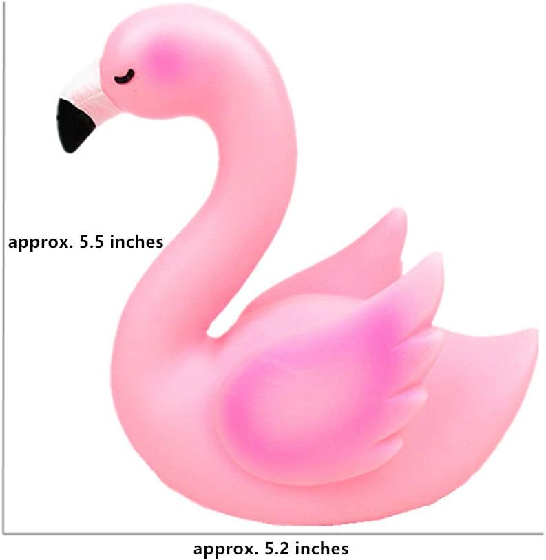 Fantes LED Flamingo Night Light Decorative Light Battery Operated Baby Children Nursery Light for Bedroom Party Christmas Birthday Gift (Pink - Image 4