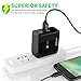 USB Wall Charger, Steanum Quick Charge 3.0 30W Dual Ports[QC 3.0 + 2.4A USB] Portable Fast Charger Foldable Plug for iPhone 7/8/x/ipad/Samsung Galaxy s9/s9+/note 8/s8/s8+/Google Nexus 6/LG G6/HTC&more