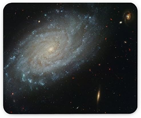 Space 10074, Milky Way, Designer Leather Mouse Pad with Colourful Design Strong Anti-Slip Base For Optimum Support Compatible With All Mouse Types (Ball, Optical, Laser).