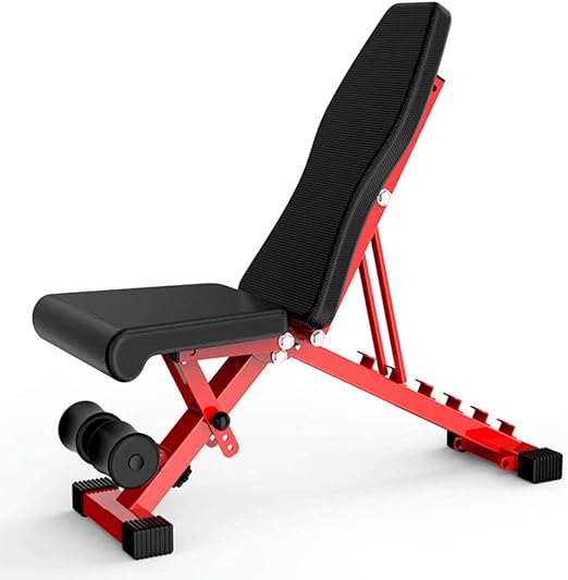 HSBAIS Banco Pesas Asiento Regulable, Plegable Banco de Ejercicio ...