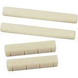 SONONIA ２セット　牛骨製　ウクレレ用　ブリッジサドル　弦楽器　パーツ　ホワイト