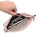 Aitbags Mini Soft PU Leather Wristlet Clutch Crossbody Bag with Chain Strap Cell Phone Purse
