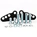 8MILELAKE 2002-2015 Harley Touring Electra Glide Street Glide Road King Adjustable Rear Lowering Kit 1
