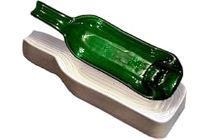 RAINBOW ART GLASS 15" Wine Bottle Slumping Glass Fusing Kiln Mold