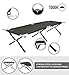 Tough Outdoors Evergreen Camping Cot XL - Cots for Sleeping - Foldable Camping Beds for Adults - XL 2 Person Portable Folding Bed - 300 lbs (136 kg) Capacity - 83” x 32” (211 x 81 cm) - Army Green