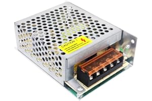 AOMUCH 12V 5A 60W Power Supply Adapter Regulated Switching Transformer AC110V to DC 12V 5amp Power Converter LED Driver for LED Strip Light, Radio, CCTV Camera Security System