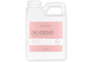 Kiara Sky EMA Monomer - Professional Acrylic Nail Liquid, 16 Fl Oz
