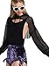 SweatyRocks Women's Solid Black Long Sleeve Pullover Crop Top Hoodie