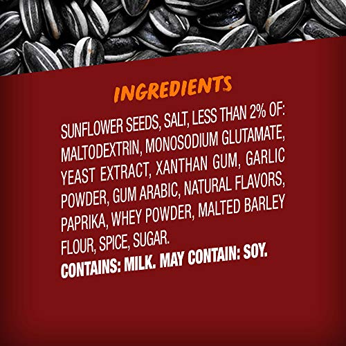 BIGS SIZZLIN’ BACON SUNFLOWER SEEDS, KETO FRIENDLY SNACK, LOW CARB LIFESTYLE, 5.35 OZ BAG