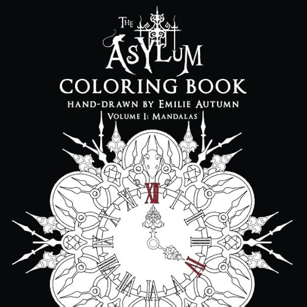 Amazon Com The Asylum Coloring Book Volume 1 Mandalas