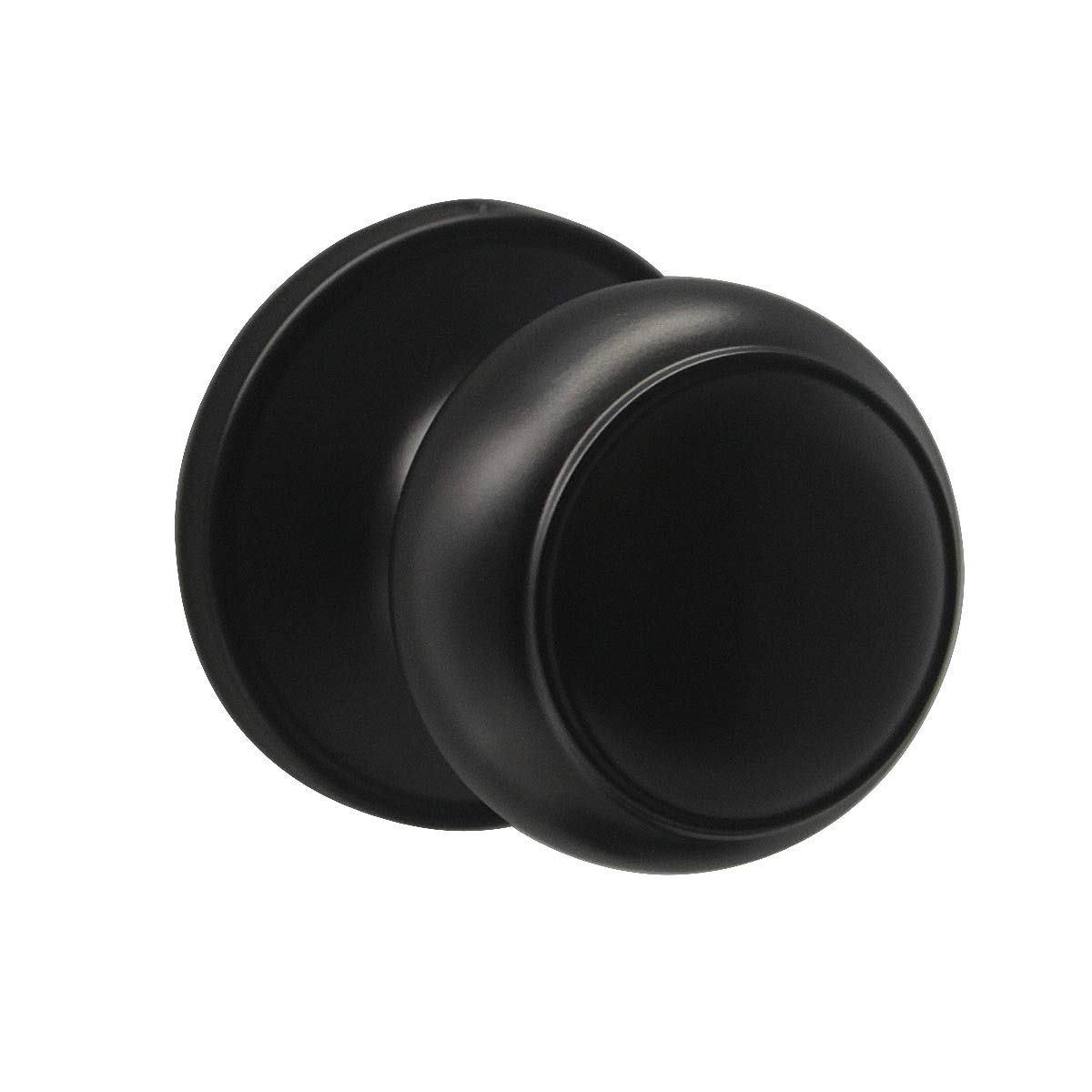 Probrico Black Flat Ball Single Dummy Door Knobs Left Right Handed Door
