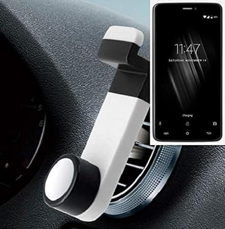 K-S-Trade Smartphone Halterung Autohalterung für Cubot Max Lüftungshalterung Handy Halter Lüftungsgitter Smartphonehalterung 