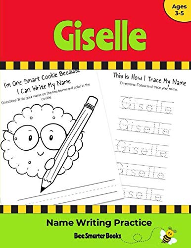 Giselle Name Writing Practice: Personalized Name Writing Activities for