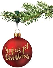 ORNAMENT ANCHOR Christmas Ornament Hooks | No-Slip Ornament Hangers for Xmas | No More Broken Ornaments | Kid 