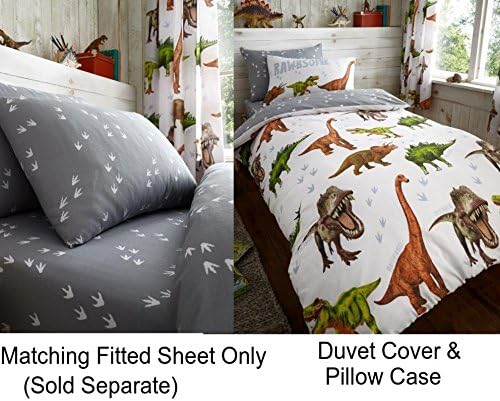 dinosaur single quilt cover