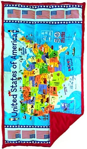 Weighted Sensory Blanket - 8 lbs - 25" x 45" - United We Stand