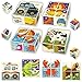 Quokka Wooden Blocks Puzzles for Babies and Toddlers 1 2 3 Year Olds | 24 Educational Images for Kids Ages 1-3 Crafted on Wood | Preschool Learning Toys for Boys and Girl | 16 Big Blocks for Games