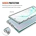 ProCase Galaxy Note 10 Plus Case - Clear, Slim Crystal Clear Cover Anti-Yellow Shockproof for Galaxy Note 10 Plus / 5G 2019 Teal