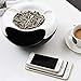 Snack Bowl, Double Dish Nut Bowl with Cellphone Holder Slot, Serving for Pistachio, Sunflower Seeds, Peanuts, Edamame