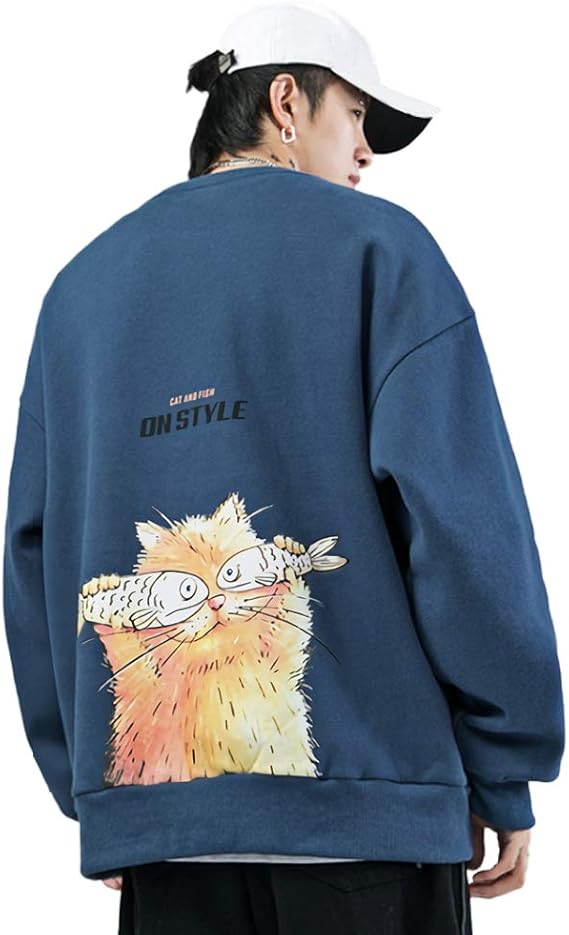 Amazon トレーナー メンズ 春服 長袖 おしゃれ パーカー メンズ 人気 ゆったりトップス Tシャツ プルオーバー メンズ トレーナー 長袖 メンズ 綿 スウェット 快適 軽い 柔らかい カジュアル トップス ポーツ 丸襟 男女兼用 カップル トレーナー パーカー 通販