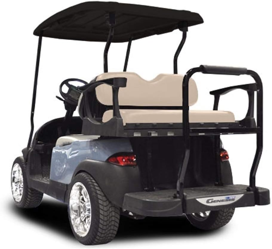 MadJax Genesis 250 Steel Frame Golf Cart Seat Kit w/Deluxe Buff Cushion Set for Club Car Precedent