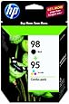 HP 98 Black & 95 Tri-color Original Ink Cartridges, 2 pack (CB327FN)