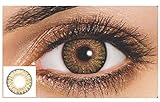 New Look Eyes Multi-Color Contact Lenses Eyes Cute Colored Charm and Attractive Blends Cosmetic Makeup Eye Shadow (Pure Hazel)