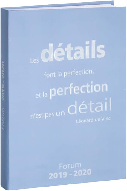 Exacompta e Un Agenda 1 Jour Par Page Forum 12x17 Cm Aout 19 A Juillet Citations Details Amazon Fr Fournitures De Bureau