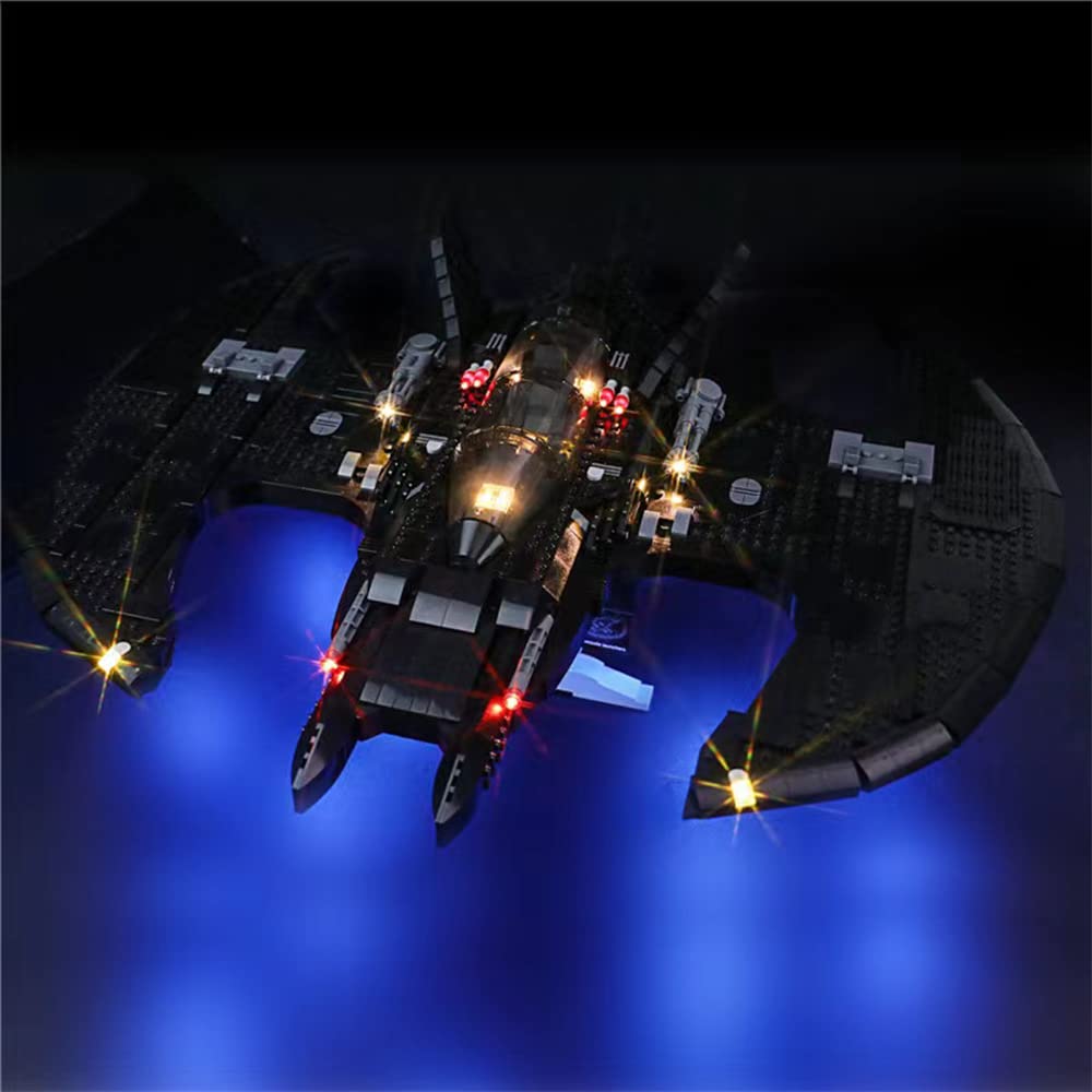 GEAMENT LED Light Kit Compatible with LEGO 1989 Batwing - Lighting Set for 76161 Model (Building Set Not Included)