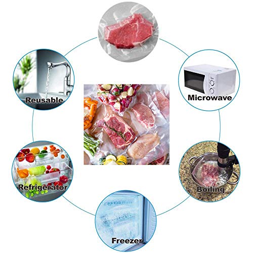 Diskary Vakuumierbeutel,Profi Vakuumbeutel für Sous Vide Kochen und Lebensmittel Sparer,100 Beutel 20 x 30 cm (BPA-frei… – Bild 7