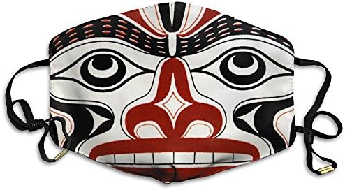 KZ MASKS Unisex Bear Tattoos Totem Printed Cotton Mouth-Masks Face Mask Polyester Anti-dust Masks