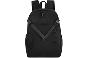 Black Sparring Backpack Lightweight Karate Backpack Large Capacity Travel Bag for Kickboxing Taekwondo Gear Organizer