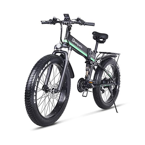 €1,599.00 sheng milo 26 Pollici Fat Tire Electric Bike 1000W 48V Snow E-Bike  Shimano 21 velocità Beach Cruiser Mens Women Mountain… - bikewebshop.it