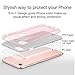 iPhone 7 case, SZJJX SHINY Series [Bling Crystal] Slim TPU Bumper Case for Apple iPhone 7 Shock Absorbing Scratch Resistant Frame THREE LAYER Protection Cover Protector 4.7 inch-Pink