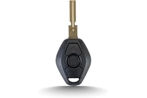 RemoteMatch Uncut Head Car Key Fob Keyless Entry Remote fits for Selected BMW 3, 5, 7 Series, M3, M5, M6, Z3, Z4, Z8 (LX8FZV,