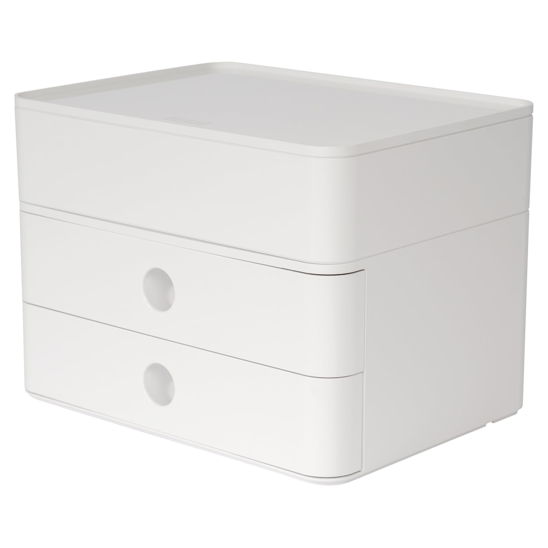 HAN 1100-12 ALLISON SMART-BOX PLUS, Drawer Box with 2 Drawers and Utensil Box, Snow White