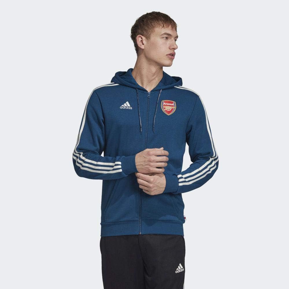 Adidas Mens Afc Fz Hd Sweatshirt Sweatshirts Hoodies Sweatshirts