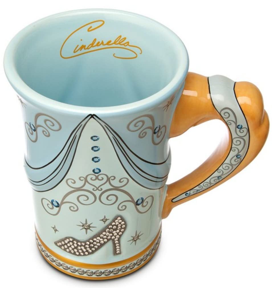 Disney Parks Large Pale Blue Cinderella Mug